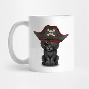 Cute Baby Black Panther Cub Pirate Mug